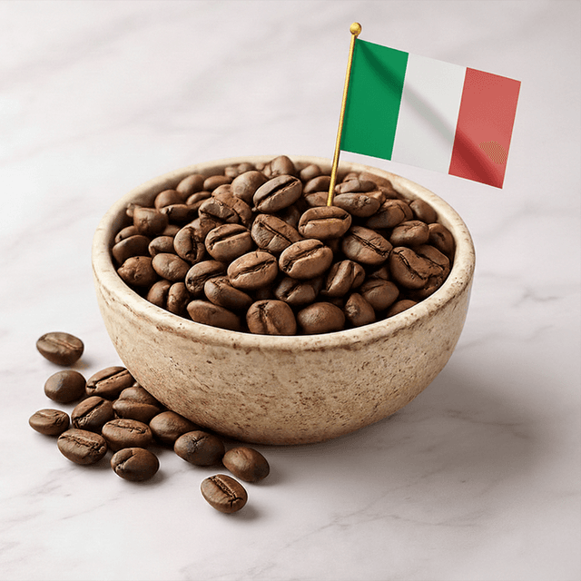 Cafetal Italiano - Blend de arábica y robusta, intenso y estructurado. Cuerpo alto, baja acidez y notas a cacao bitter. en Le Grenier